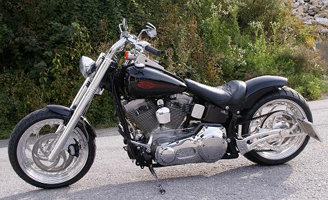 Harley Davidson Softail FXSTI Black-Devil